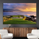 Pebble Beach Golf Wall Art Canvas Print – Iconic Coastal by MyGreatCanvas | Canvas Wall Art Prints | Photo Prints & Wall Decor