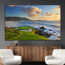Pebble Beach Golf Links Wall Art Canvas Print – Iconic by MyGreatCanvas | Canvas Wall Art Prints | Photo Prints & Wall Decor