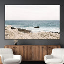 Coastal Ocean View Wall Art Canvas Print – Serene Rocky by MyGreatCanvas | Canvas Wall Art Prints | Photo Prints & Wall Decor