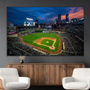 Target Field Wall Art Canvas Print – Baseball Stadium Scene, by MyGreatCanvas | Canvas Wall Art Prints | Photo Prints & Wall Decor