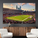 Chicago Bears Soldiers Field Wall Art Canvas Print – Framed