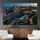Chicago Bears Soldiers Field Wall Art Canvas Print – Framed