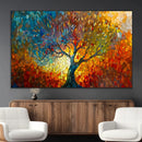Yggdrasil Tree of Life Mosaic Stained Glass Wall Art, Tree
