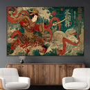 Tsukioka Yoshitoshi Samurai Wall Art – Japanese Katana by MyGreatCanvas | Canvas Wall Art Prints | Photo Prints & Wall Decor