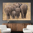 Wild Elephant Wall Art Canvas Print by MyGreatCanvas | Canvas Wall Art Prints | Photo Prints & Wall Decor