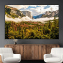 Half Dome Yosemite Canvas Wall Art – Majestic Triptych