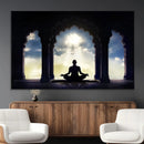 Women and Yoga Wall Art Canvas Print