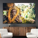 Hinduism Statue Wall Art Canvas Print