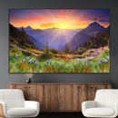 Mountain and Spring Wall Art Canvas Print by MyGreatCanvas | Canvas Wall Art Prints | Photo Prints & Wall Decor