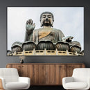 Buddha Statue Wall Art Canvas Print