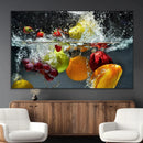 Kithen Vegetables World Wall Art Canvas Print