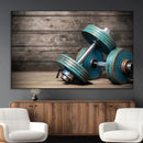 Dambell and Sport Wall Art Canvas Print by MyGreatCanvas | Canvas Wall Art Prints | Photo Prints & Wall Decor