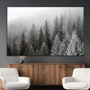 Big Foggy Forest and Misty Trees Forest Wall Art Canvas by MyGreatCanvas | Canvas Wall Art Prints | Photo Prints & Wall Decor