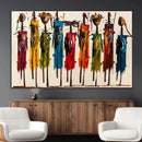Abstract African Women Wall Art Canvas Print by MyGreatCanvas | Canvas Wall Art Prints | Photo Prints & Wall Decor