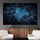 Forest and Stars Wall Art Canvas Print by MyGreatCanvas | Canvas Wall Art Prints | Photo Prints & Wall Decor