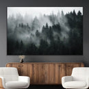 Foggy Forest Wall Art Canvas Print | 3 Panel Large Misty by MyGreatCanvas | Canvas Wall Art Prints | Photo Prints & Wall Decor