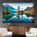 Crystal Clear Lake Wall Art | Mountains Wall Art Canvas | 3 by MyGreatCanvas | Canvas Wall Art Prints | Photo Prints & Wall Decor
