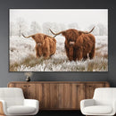 Longhorn Cattle Wall Art Canvas Print, Framed Farmhouse by MyGreatCanvas | Canvas Wall Art Prints | Photo Prints & Wall Decor