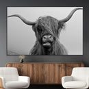 Texas Cow Wall Art Canvas, Texas Longhorn Cattle Canvas by MyGreatCanvas | Canvas Wall Art Prints | Photo Prints & Wall Decor