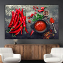 Red Pepper Kitchen and Restaurant Wall Wall Art, Red Pepper by MyGreatCanvas | Canvas Wall Art Prints | Photo Prints & Wall Decor