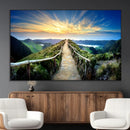 Mountain Landscape Wall Art Canvas Print