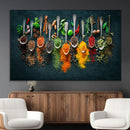 Colorful Spices Canvas Wall Art – Vibrant Kitchen Decor by MyGreatCanvas | Canvas Wall Art Prints | Photo Prints & Wall Decor