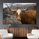 Texas Longhorn Canvas Wall Art - Longhorn Steer Canvas Wall by MyGreatCanvas | Canvas Wall Art Prints | Photo Prints & Wall Decor