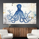 Octopus Canvas Wall Art | Coastal Marine Life Artwork for by MyGreatCanvas | Canvas Wall Art Prints | Photo Prints & Wall Decor