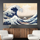 Wall Art Kanagawa Canvas Artwork Abstract Print