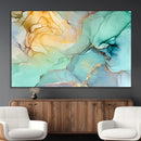 Green Marble Fluid Effect Wall Art Abstract Canvas Wall Art by MyGreatCanvas | Canvas Wall Art Prints | Photo Prints & Wall Decor
