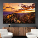 Mesmerizing Sunset from Grand Canyon Nal Park Wall Art, by MyGreatCanvas | Canvas Wall Art Prints | Photo Prints & Wall Decor