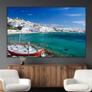 Santorini Wall Art Canvas Print