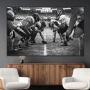 American Football Wall Art Canvas Print Framed Stadium Sport