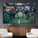 American Football Playing Wall Art Canvas Print by MyGreatCanvas | Canvas Wall Art Prints | Photo Prints & Wall Decor