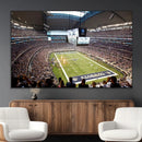Dallas Cowboys Football Team Print - Arlington AT&T Stadium by MyGreatCanvas | Canvas Wall Art Prints | Photo Prints & Wall Decor