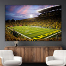 University of Oregon Ducks Football Team Print - Eugene
