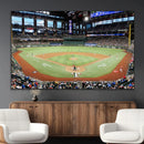 Texas Rangers Baseball Team Print - Arlington Globe Life