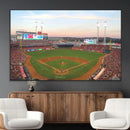 Cincinnati Reds Baseball Print Canvas- Cincinnati