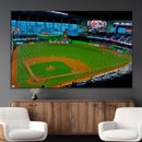 Miami Marlins Baseball Team Print - Miami LoanDepot Park