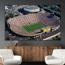 Michigan Wolverines Football Team Print - Ann Arbor Michigan