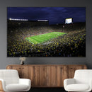 Michigan Wolverines Football Canvas Wall Decor, Football