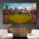 St. Louis Cardinals Baseball Team Print - Busch Stadium Wall