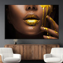 African American Art Black Woman Canvas Print, African Wall