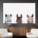 Horse Wall Art - Minimalist Horse Triptych Wall Art – Modern by MyGreatCanvas | Canvas Wall Art Prints | Photo Prints & Wall Decor