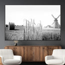 Vintage Farmhouse Black and White Triptych Wall Art – Giclee