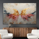 Golden Angel Wings Wall Art Canvas Print – Stunning Abstract by MyGreatCanvas | Canvas Wall Art Prints | Photo Prints & Wall Decor
