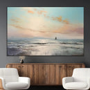 Abstract Ocean Wall Art - Boat Wall Art Canvas Print by MyGreatCanvas | Canvas Wall Art Prints | Photo Prints & Wall Decor