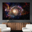 Nebula and Galaxies in Space Wall Art Canvas Print, Spiral