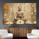 Buddha Wall Art Canvas Print, Buddha Meditation Room Decor,