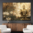 Zen Buddha Wall Art Canvas Print | Peaceful Meditation Decor